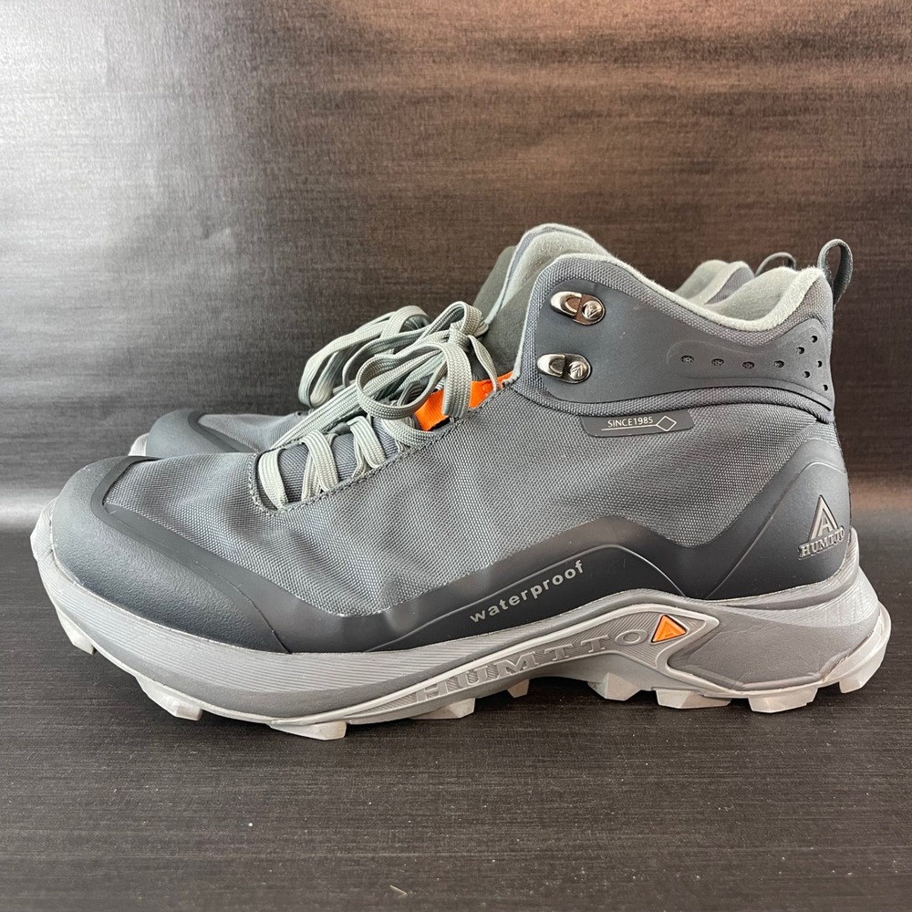 Humtto‎ All Terrain Waterproof Mens size 11 Grey Trail Outdoor Boots 210598-1